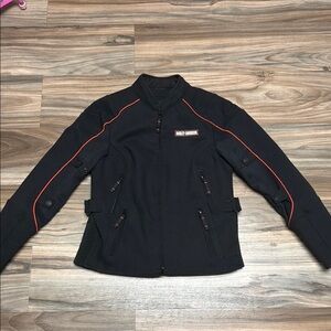 Harley Davidson Women Mesh Int Black Jacket Safety Riding Medium 227283